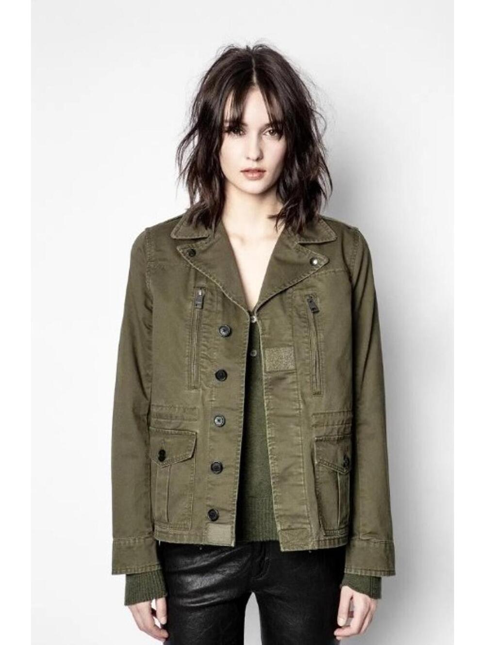 Zadig & Voltaire Embroidered Klimi Jacket (L) - Picture 4 of 9